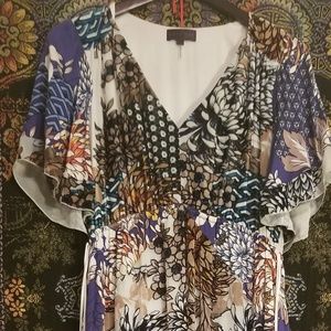 Hale Bob Gorgeous Velvet Silk Maxi Dress